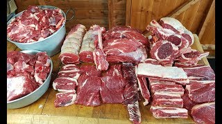 How To Butcher A Cow A Forequarter Of Beef Part2 Retail Cuts SRP [upl. by Yenffit]