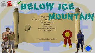 OSRS Below Ice Mountain Quest Guide  Ironman Approved [upl. by Scrivenor]