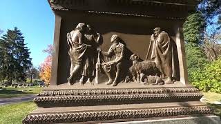 Walk Through Green Lawn Cemetery Columbus Ohio Gravesite Tour [upl. by Yuht625]