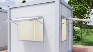 tiny house prefabricated mobile low cost 20ft modular prefab container shop manufacture [upl. by Aneryc]