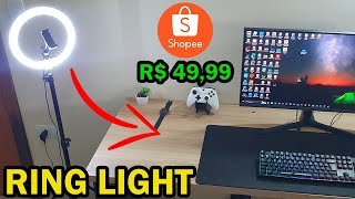 RING LIGHT DA SHOPEE VALE A PENA [upl. by Merc863]