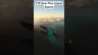 What a view  MSFS20 F15 Over Pico Island  Azores [upl. by Helyn677]