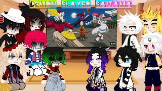 HASHIRAS E LUAS REACT SAITAMA IN DEMON SLAYER [upl. by Aniar]