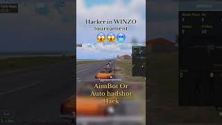 Hacker in WINZO tournament  Aimbot and Auto headshot hacker  😱😱🥶🥶😨 shorts [upl. by Scrivings706]