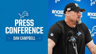 Dan Campbell Press Conference  Nov 6 2023 [upl. by Uhayile]