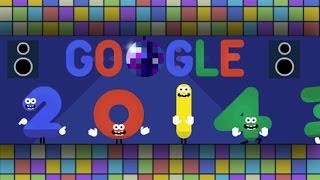 Happy New Years Eve 20132014 Google Doodle Part 2 HD [upl. by Kyrstin]