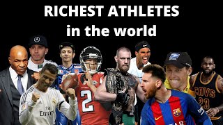 TOP 10 RICHEST ATHLETES IN THE WORLD  Ranking the Worlds Richest Athletes 19902020 Forbes [upl. by Ellimac509]