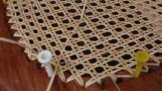 Chair Caning  How To Pt2 [upl. by Kannan]