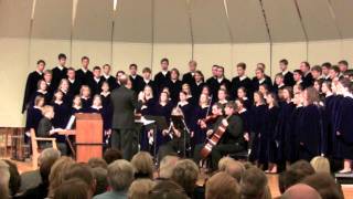 The Concordia Choir Jesu Meine Fruede J S Bach [upl. by Anamor837]