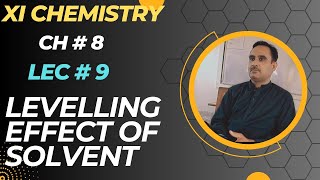 Levelling Effect of water in strong Acids  class 11  acid base [upl. by Llenel]