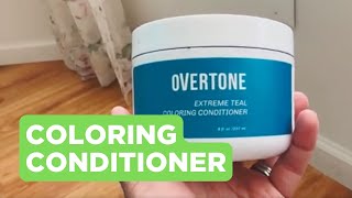 oVertone Haircare Color Depositing Conditioner Review [upl. by Nmutua]