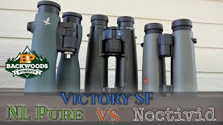 Best Binoculars For Hunting  Swarovski NL Pure vs Zeiss Victory SF vs Leica Noctivid [upl. by Barbie419]