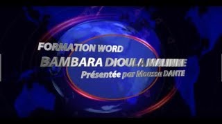 TUTO WORD N°9 NUMÉROTER ET HIÉRARCHISER LES TITRES DU DOCUMENT WORD BAMBARA DIOULA MALINKE BAMBARA [upl. by Can]