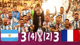 Argentina 3 x 3 França 42 ● melhores momentos  GLOBO FULL HD  Final da Copa do Mundo Catar 2022 [upl. by Amoreta703]