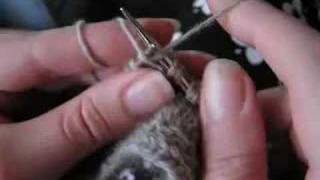 Twined knitting  crook or chain stitches [upl. by Deutsch119]