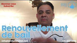 Multilogements Renouvellement de bailmodifications augmentation de loyer 2019 BonsLocatairescom [upl. by Handel652]