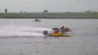 BassTohatsu powered hydroplane racing [upl. by Ecinnaj498]