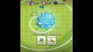 Upgrade Scattershot 1 level to max level coc gaming [upl. by Xila900]