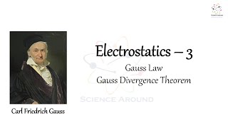 Gauss Law and Divergence Theorem  Electrostatics Part  3 electrostatics physics gausslaw ai [upl. by Esiole]