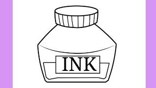 How To Draw InkPot  Easy Drawing [upl. by Eniotna929]