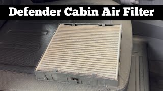 How To Replace Land Rover Defender Cabin Air Filter 2020  2024 DIY Change Replacement Location [upl. by Almira452]