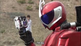 Kamen rider accel trial mode vs Weather dopant [upl. by Shandra677]