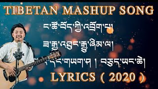 Tibetan Evergreen Mashup Lyrics 2020  Tibetan Song Lyrics [upl. by Aihsatsan]