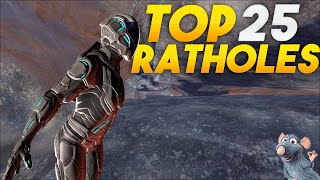 The Top 25 Best Genesis 2 Ratholes  ARK [upl. by Kampmann]