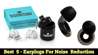 Top 5 Best Earplugs For Noise Reduction Reviews 2024 [upl. by Braden987]