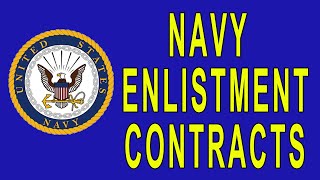 Navy Enlistment Contracts [upl. by Eelarac]