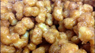 CARAMEL COATED CHEESE PUFFS  Todds Kitchen [upl. by Reemas545]