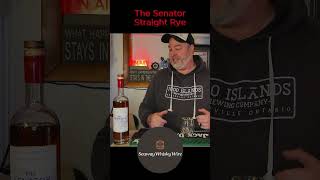 Short The Senator straight rye whiskey [upl. by Cottrell]