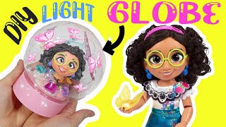 Disney Encanto Mirabel and Antonio DIY Butterfly Fairy Light Globe Crafts for Kids [upl. by Glennie]