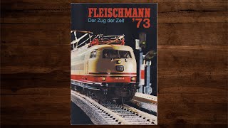 Fleischmann Katalog 1973 – Modellbahn Modelleisenbahn H0 [upl. by Airamak]