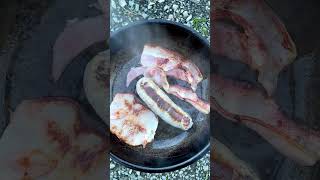 BIG Aussie Breakfast  Tiny House Getaway East Warburton VIC Camp Breakfast shorts [upl. by Sherie]