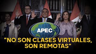 RIDÍCULO COMPLETO  Ministro de Educación queda mal parado por defender cierre de colegios por APEC [upl. by Zwiebel438]