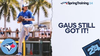 Kevin Gausman strikes out SEVEN in his first Spring Training start [upl. by Glassco]