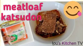 MEATLOAF KATSUDON EASY AT MADALING SUNDAN [upl. by Emorej]