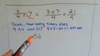 Gr 5 Math 73 Multiply Fractions by Whole Numbers [upl. by Kemble320]