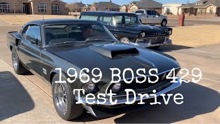 1969 Boss 429 Ford Mustang Test Drive NASCAR Streetcar Musclecar Kaase [upl. by Durante]