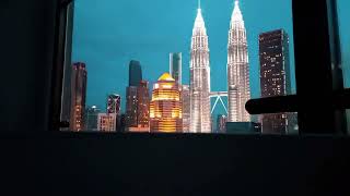 Petronas Twin towers Sunset Time Lapse [upl. by Quartas]