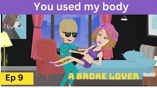 A broke lover part 9  English story  Learn English  English animation  Talk It Easy [upl. by Ahsaz]