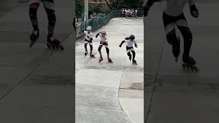 Prueba de relevos en patinaje de velocidad Maleja [upl. by Solenne]