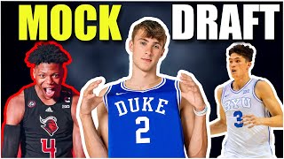 The OFFICIAL 2025 NBA Mock Draft [upl. by Oker]