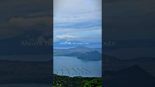 The Scenic Taal Volcano  Update Now Live travel lovethephilippines adventure nature [upl. by Caitlin]