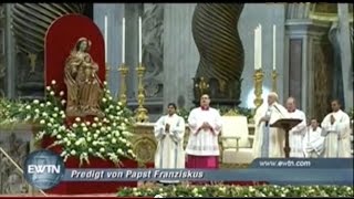 Papstmesse am Hochfest der Muttergottes  Neujahr 2015 [upl. by Blanche219]