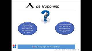 1° Modulo  B La era de la Troponina Ultrasensible [upl. by Attemaj]