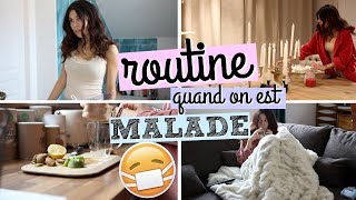 ROUTINE Quand on est malade 😷 [upl. by Cattan]