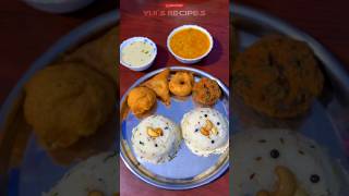 Today’s tiffin recipe Pasi Paruppu Pongal with vadai 😁😋shortsfeed pongal vadai breakfast yt [upl. by Arette]