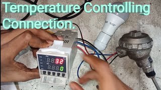 Temperature controlling connection যেভাবে করবেন।Autonics TZ4ST [upl. by Kynthia]